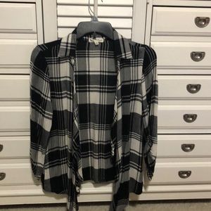 Plaid sweater